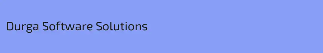Durga Software Solutions